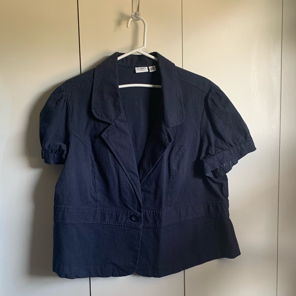 Short Sleeve Pull Over Coat